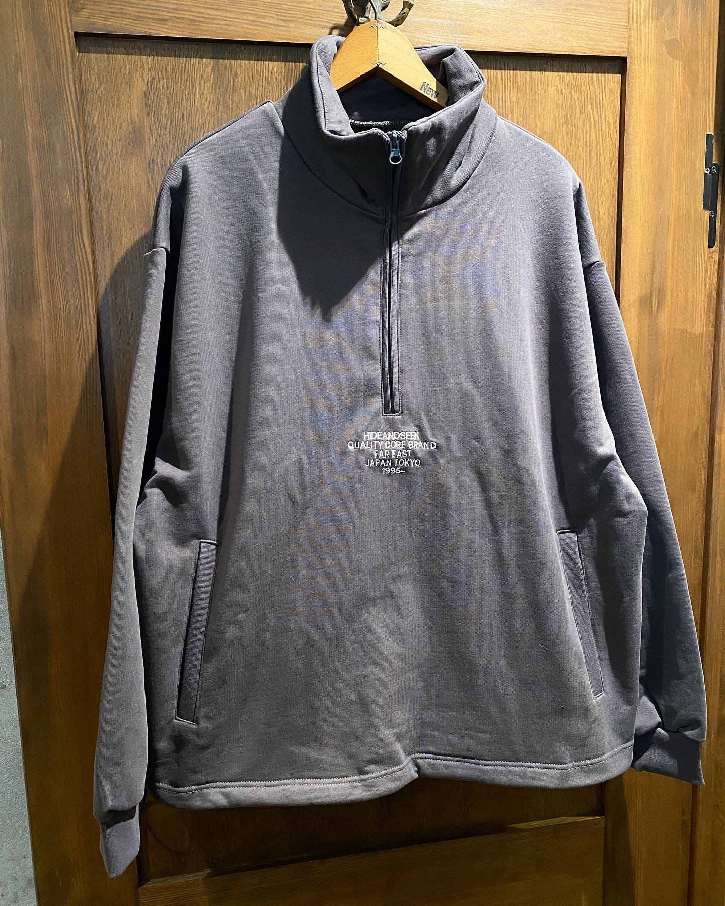 HIDEANDSEEK 25SS HALF ZIP SWEAT SHIRT発売開始 | FAGRASS WEB SITE
