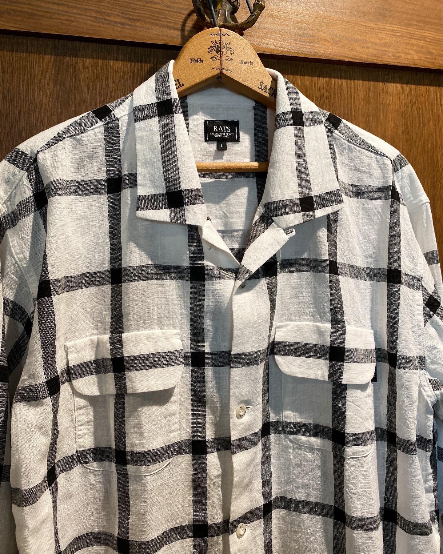 RATS 25SS WINDOWPANE CHECK SHIRT発売開始 | FAGRASS WEB SITE