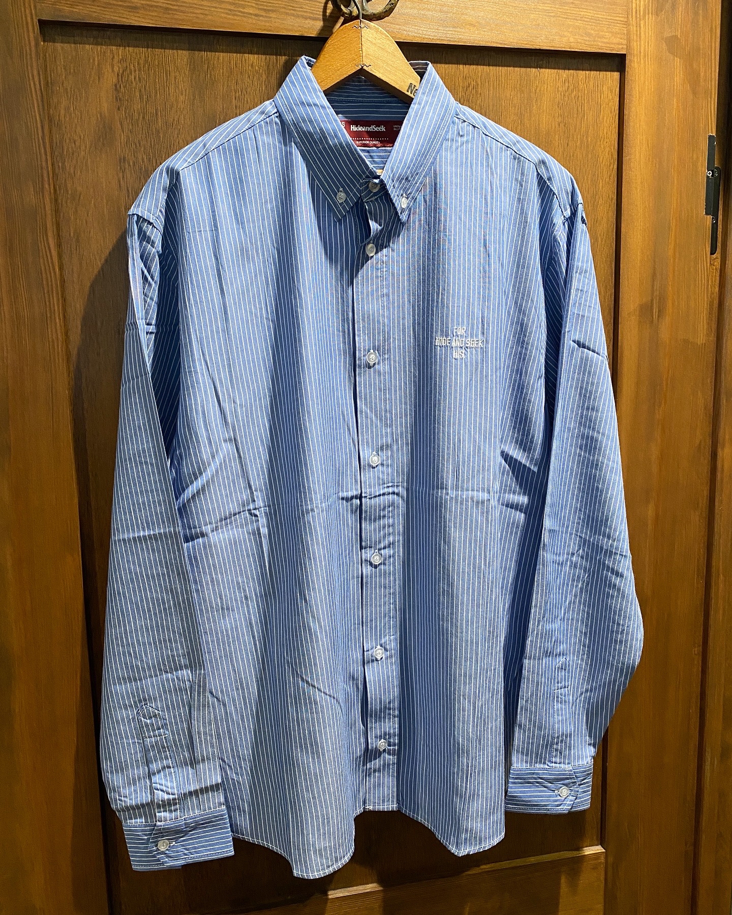 HIDEANDSEEK 25SS STRIPED B.D. L/S SHIRT発売開始 | FAGRASS WEB SITE