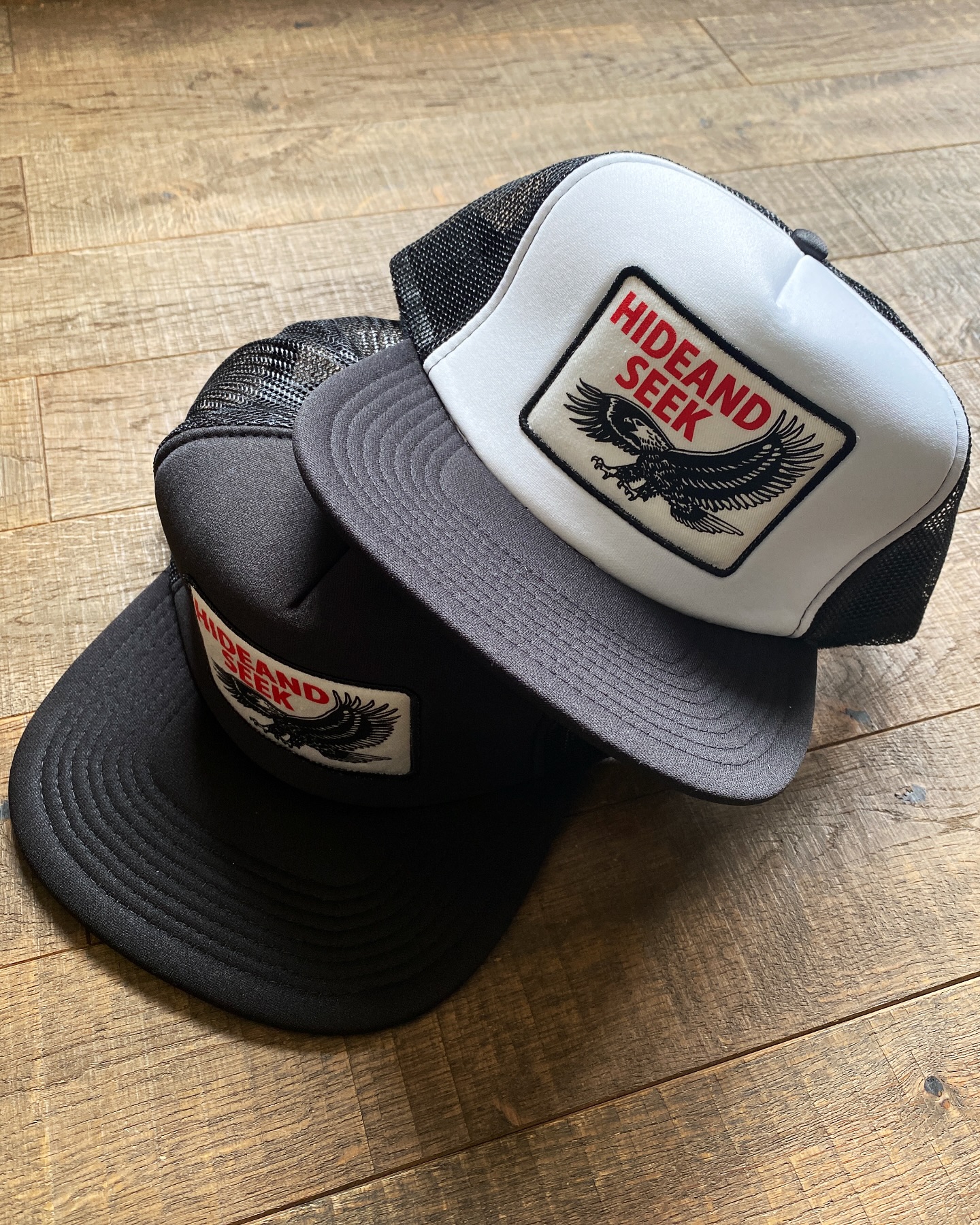 Hide and Seek 「Eagle Mesh Cap（25SS）」 5パネル メッシュ