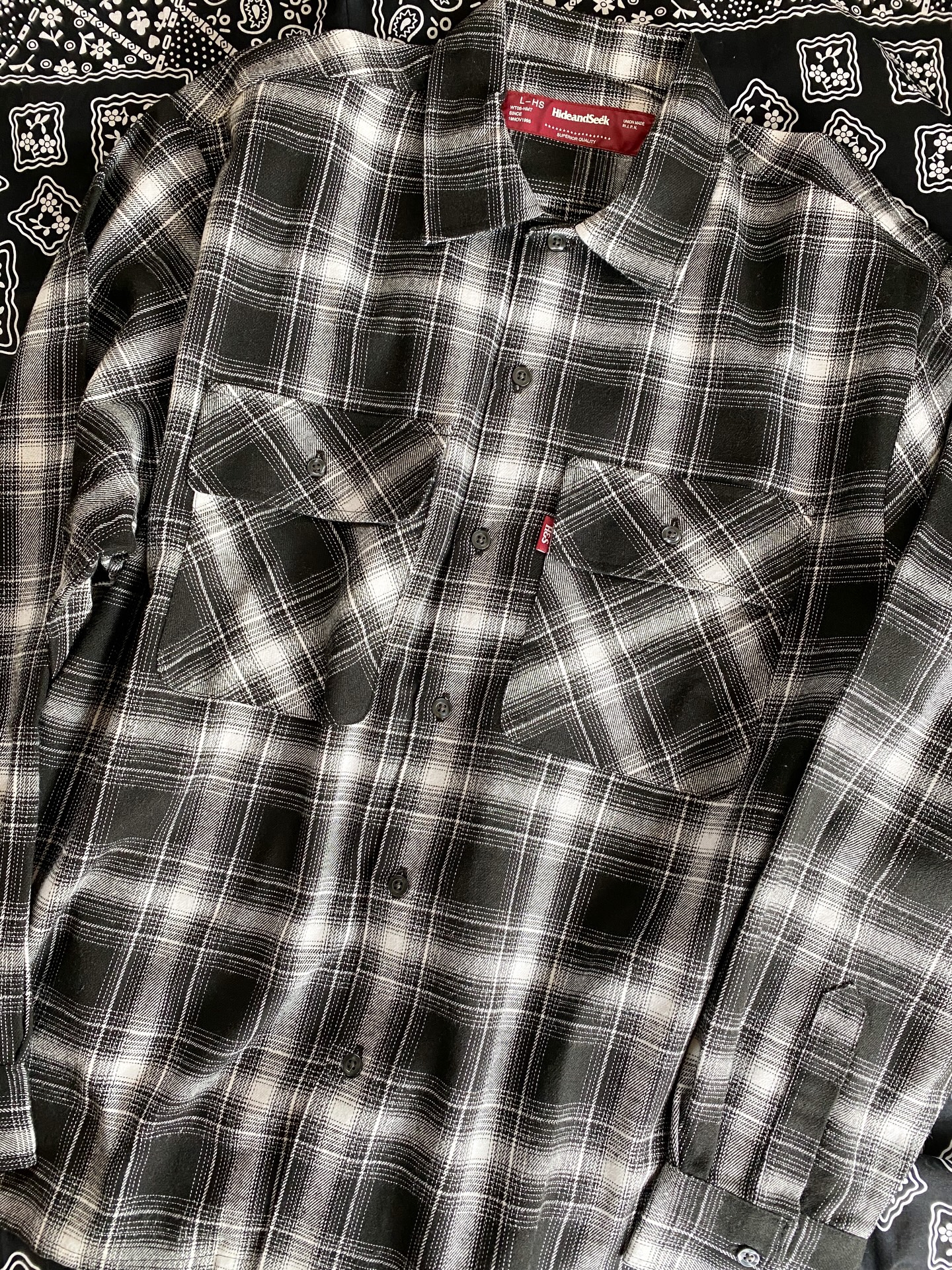 HIDEANDSEEK 26SS OMBRE CHECK L/S SHIRT(26SS)発売開始 | FAGRASS WEB