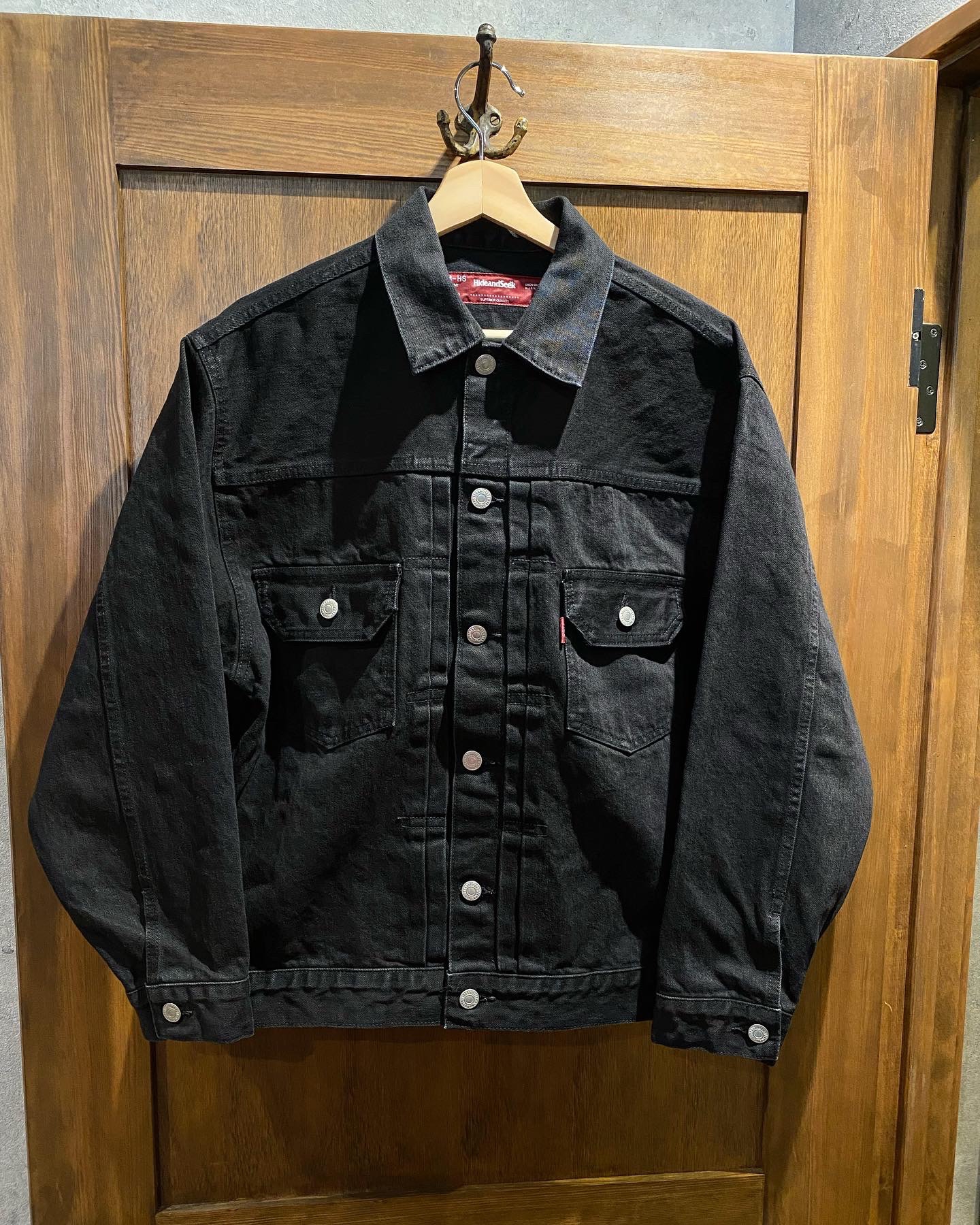 gジャン21aw hide and seek 2ND TYPE DENIM JACKET - Gジャン/デニム