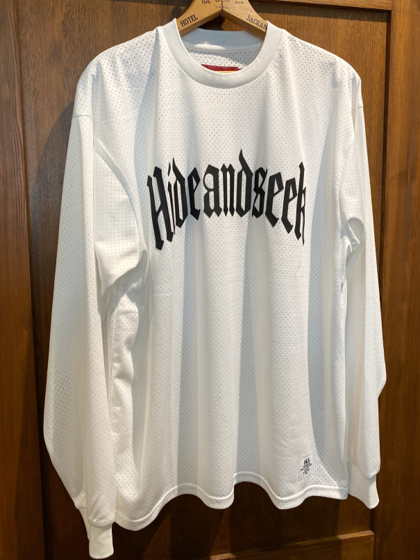 HIDEANDSEEK 26SS MESH L/S TEE発売開始 | FAGRASS WEB SITE