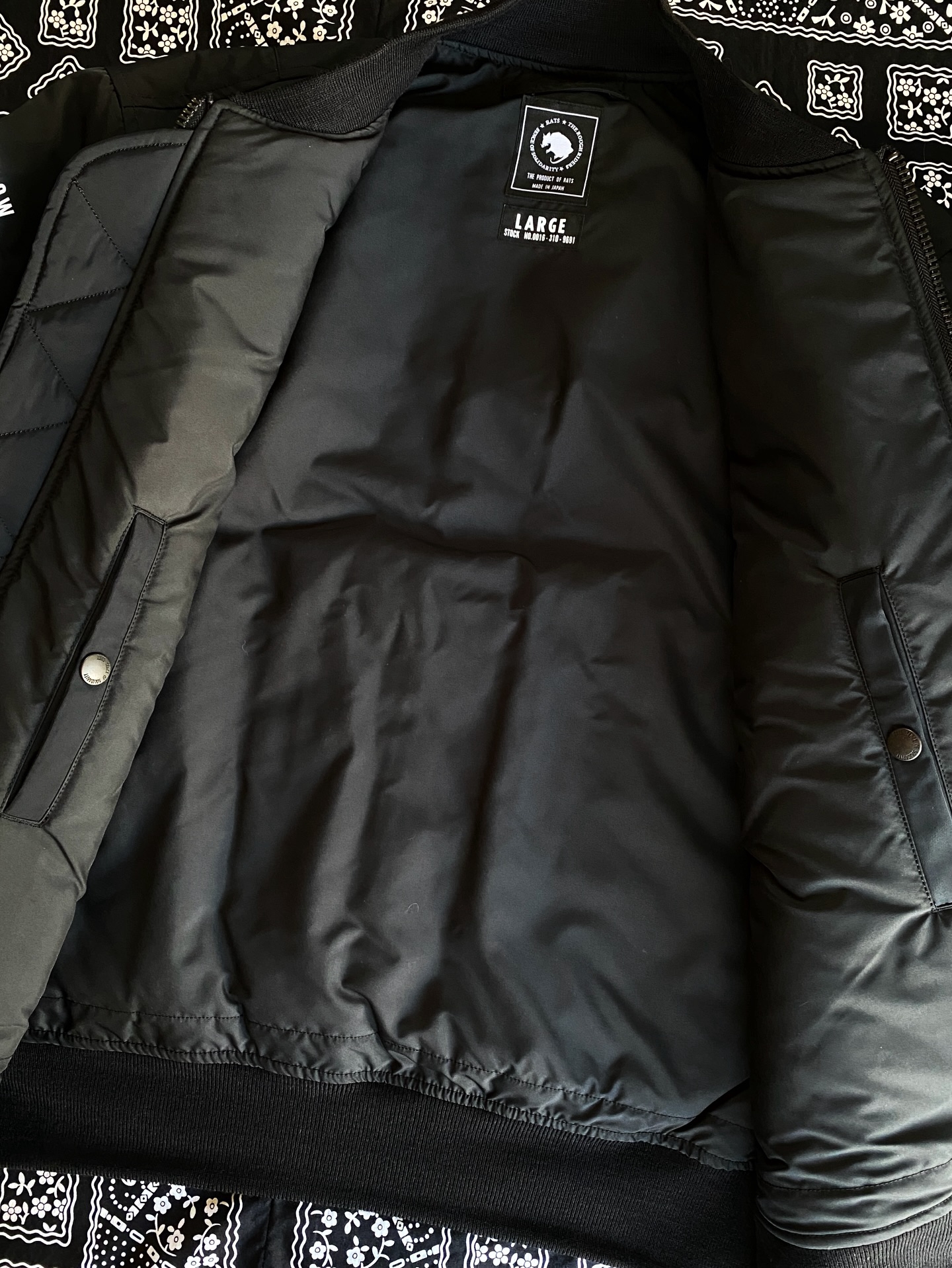 RATS MA-1 フライトジャケット Lサイズ　25AW RATS 25AW MA-1！好評発売中です！ | FAGRASS WEB SITE