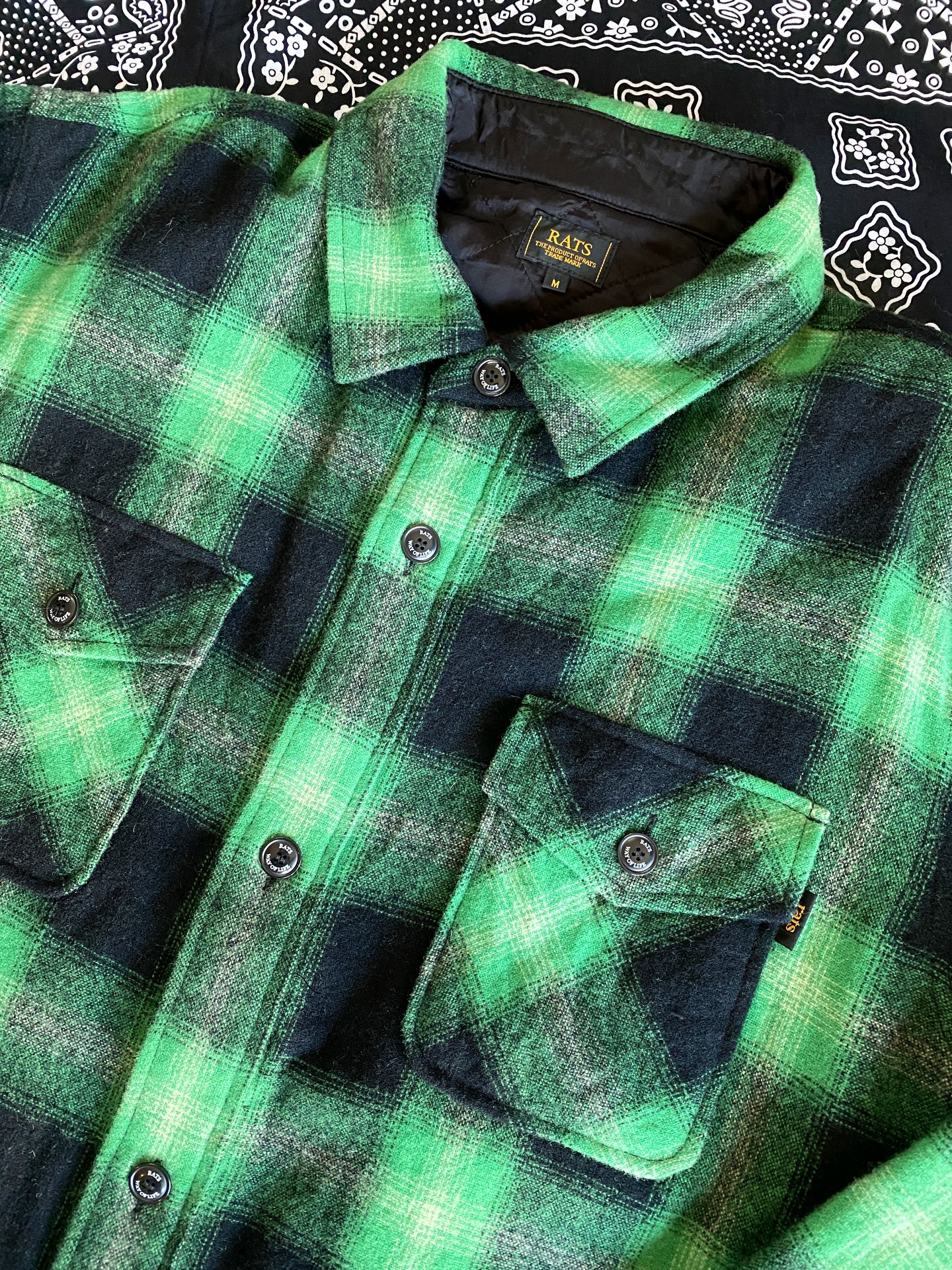 RATS 25AW WOOL CHECK SHIRT JKT発売開始 | FAGRASS WEB SITE
