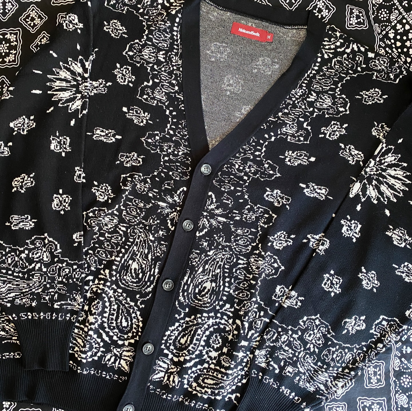HIDEANDSEEK 26SS BANDANA CARDIGAN発売開始 | FAGRASS WEB SITE
