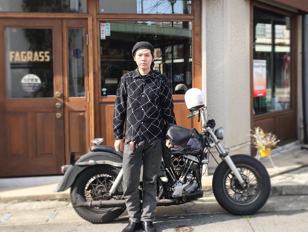 SPIDERWEB PRINT FLANNEL SHIRT. | FAGRASS WEB SITE