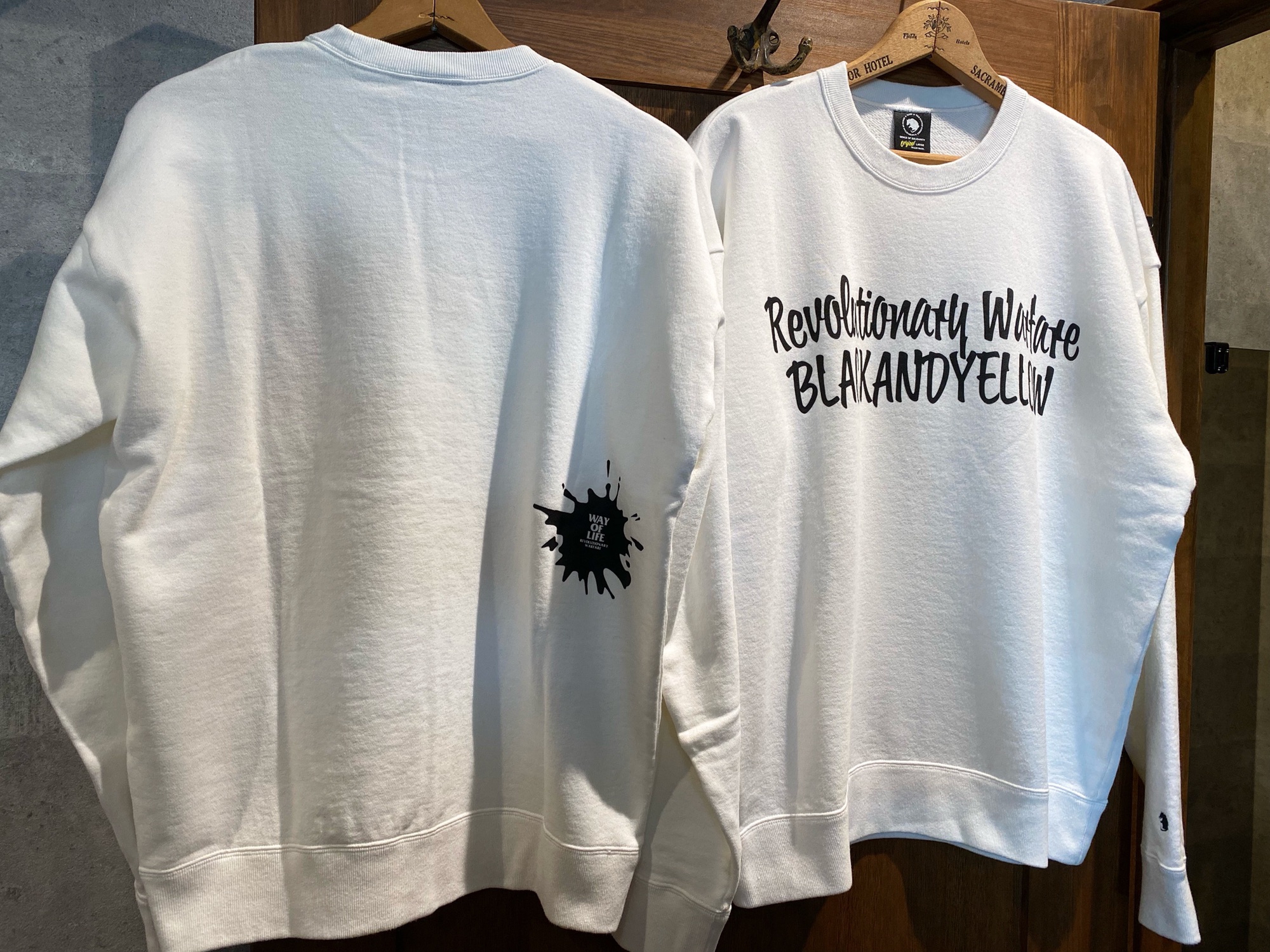 2022 新作 キムタク着私物 RATS CREW NECK SWEAT ブラウン