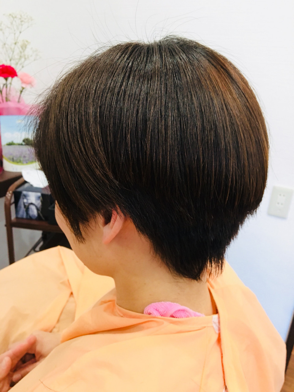 アシンメトリーのショートカット 癒し空間サロン美容室けんも 牧野 ともみ アシンメトリーのショートカット 癒し空間サロン美容室けんも 牧野 ともみ