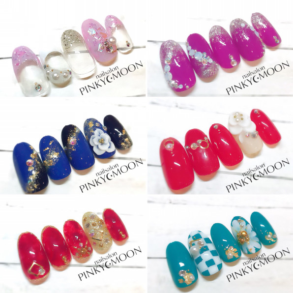 成人式ネイル Nailsalon Pinky Moon