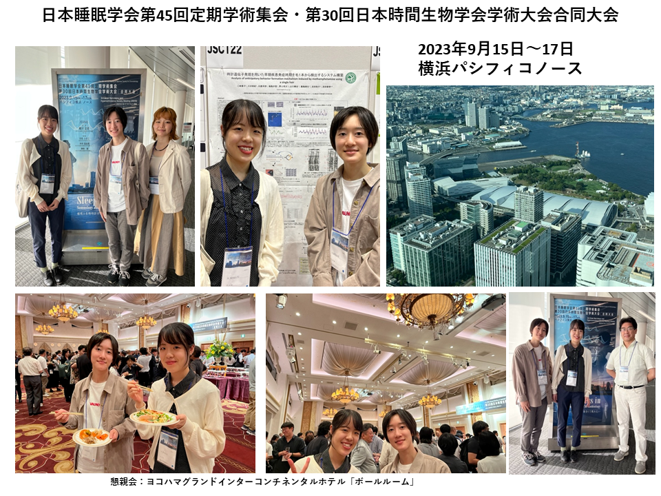 日本睡眠学会第45回定期学術集会・第30回日本時間生物学会学術大会合同大会 Hamada Lab.