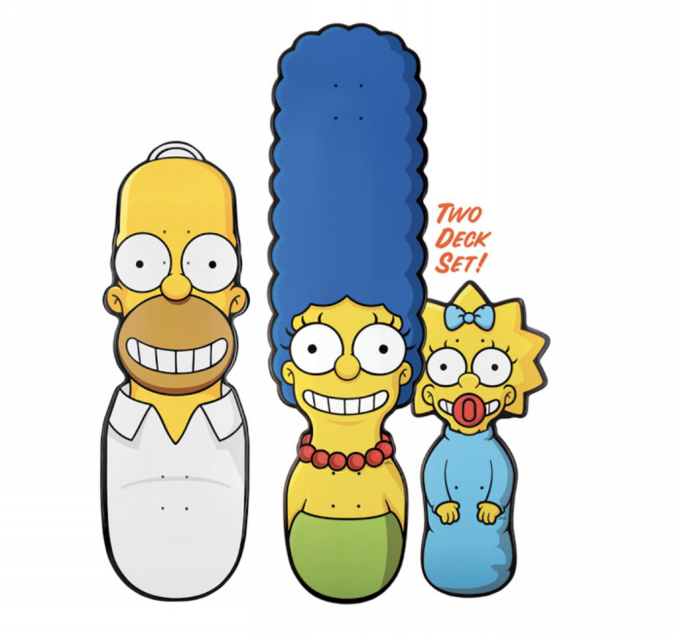 Simpsons Santa Cruz スケートボード The Simpsons vs SANTA CRUZ スケートボード | LIFE IS GOOD