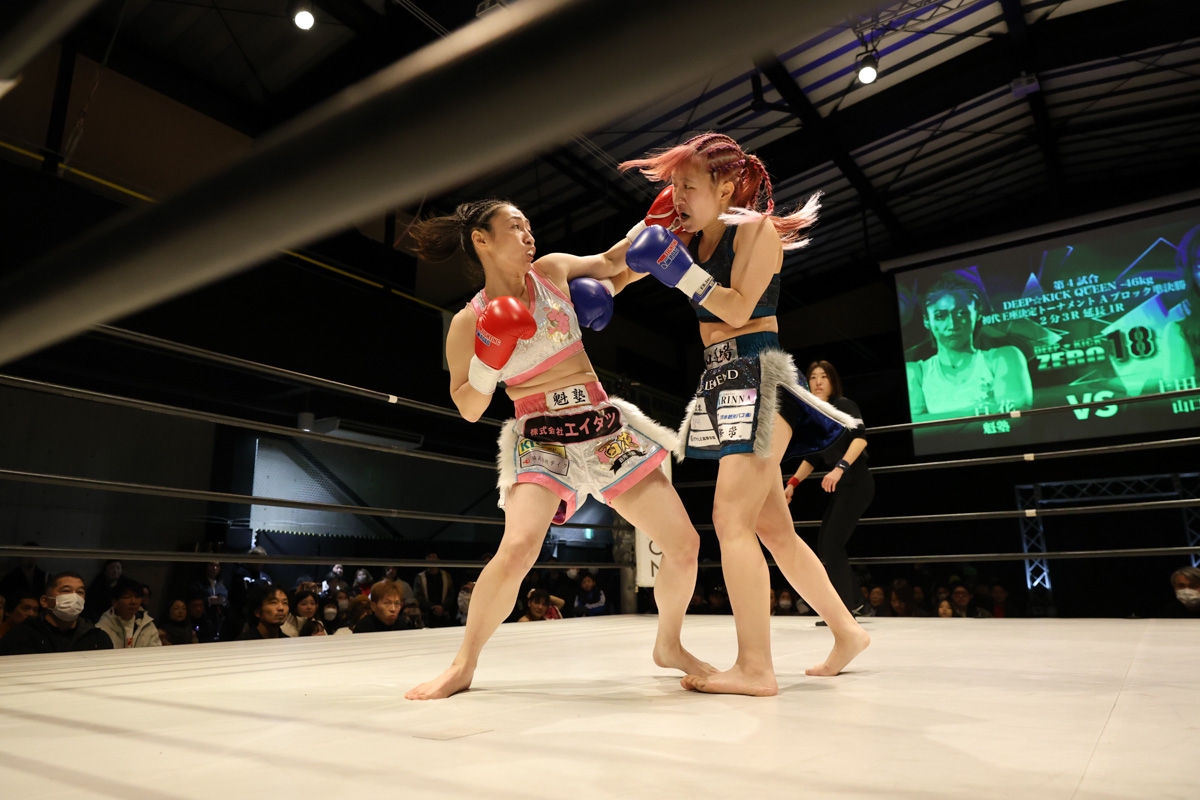 6.22 大阪 DEEP☆KICK 74 2人の”ももか”によるQUEEN-46kg初代王者決定