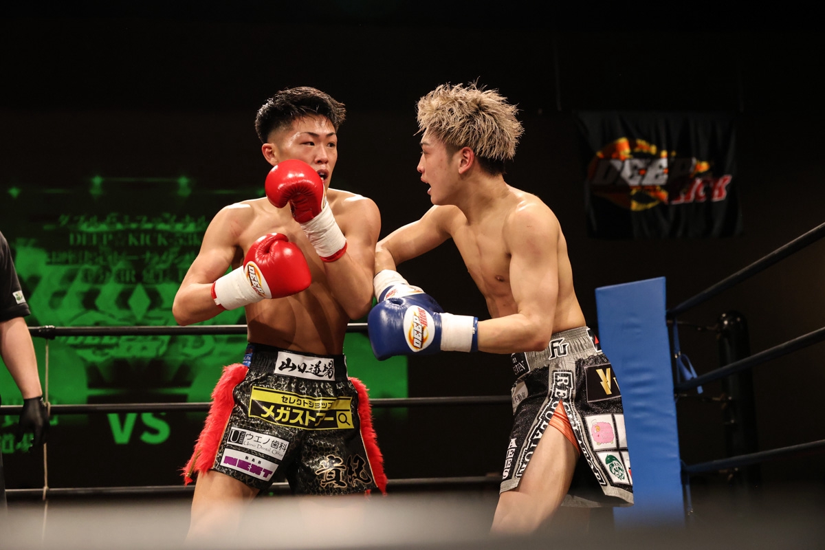 12.14 大阪 DEEP☆KICK 76 -53kg王者・棚澤vs中田、-65kg王者・TETSUvs