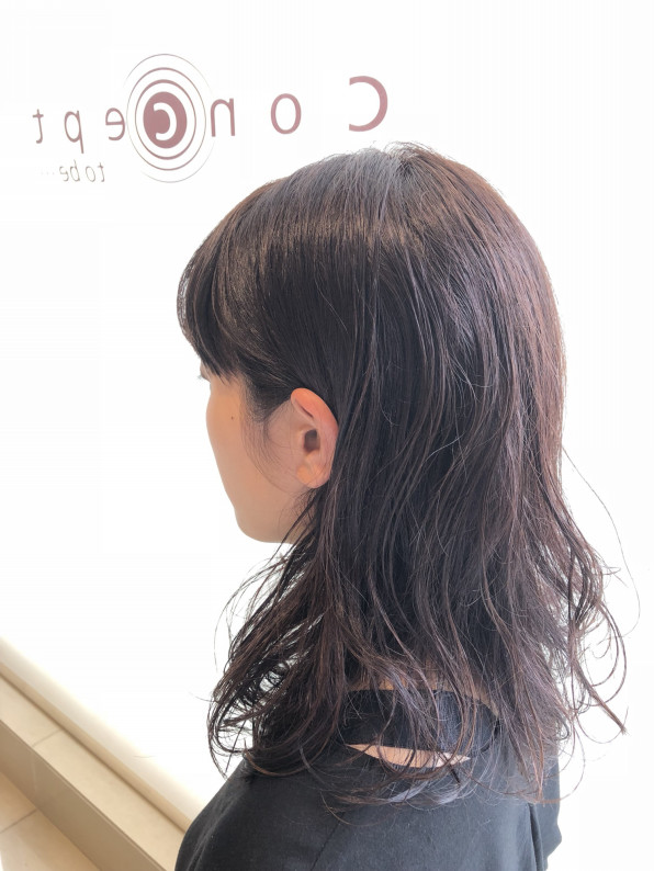 秋のヘアカラー パープルベージュ Concept To Be S Ownd