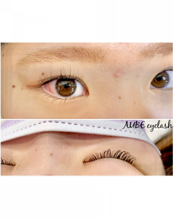 長さを活かして 彡 Aube Eyelash