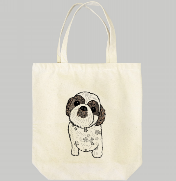 シーズー犬を描きました。 | みっちゃん's クレヨン君とえんぴつ君