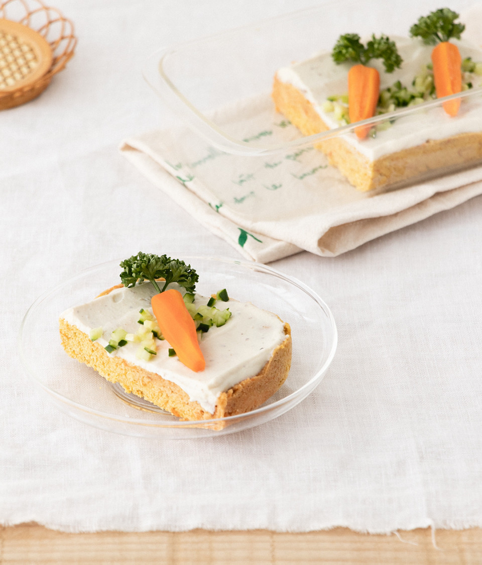 レンジ タッパーで作れる にんじん畑ケーキ 手作り犬おやつレシピ 犬ごはん先生いちかわあやこ Official Web Site