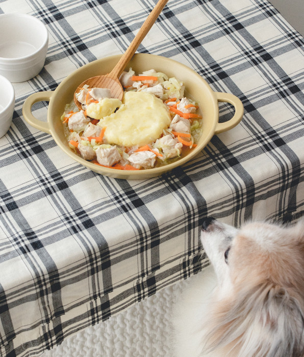 レンジで作る ポテトチーズタッカルビ 手作り犬おやつレシピ 犬ごはん先生いちかわあやこ Official Web Site