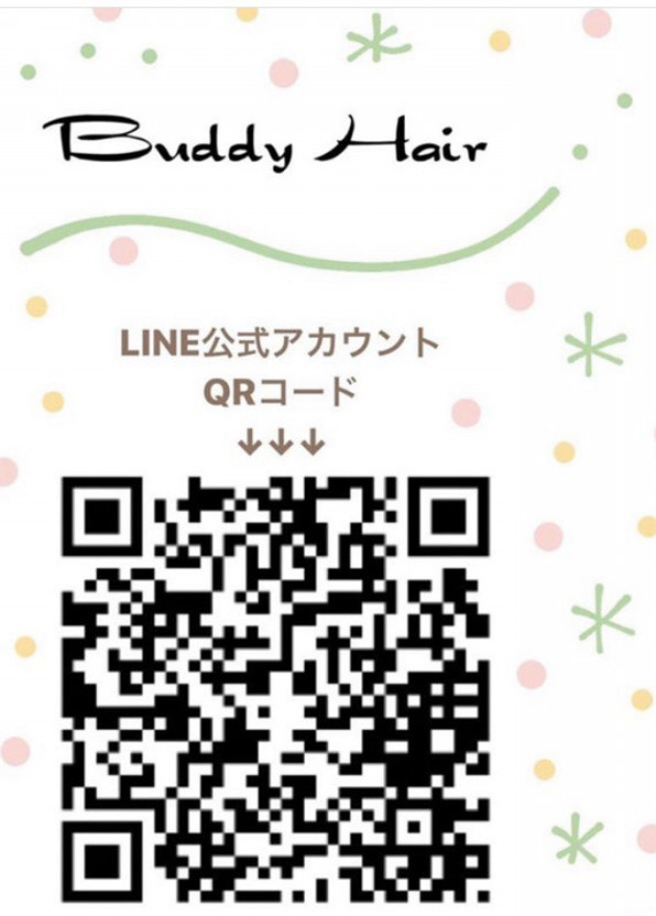 Lineとインスタもやってます Buddy Hair Lineとインスタもやってます Buddy Hair