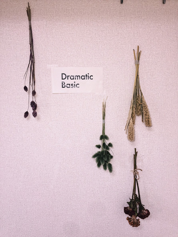 ドライフラワーは壁に Dramatic Basic