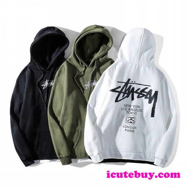 ステューシー パーカー Stussy トレーナー 芸能人人気コーディネート Icutebuy S Ownd