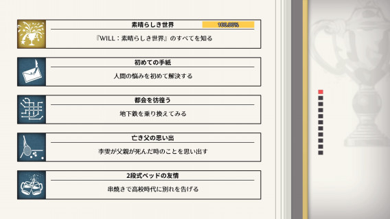 Will プレイ日記 総評 まとめ とあるノベルゲーム好きな天道虫