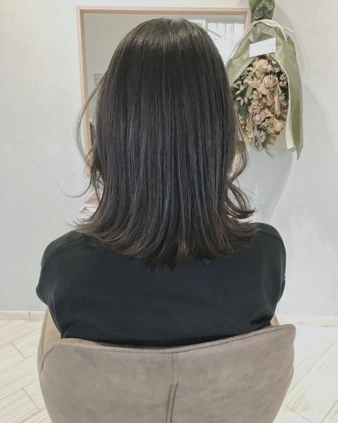 ロングヘアーからミディアムへ Te To Te