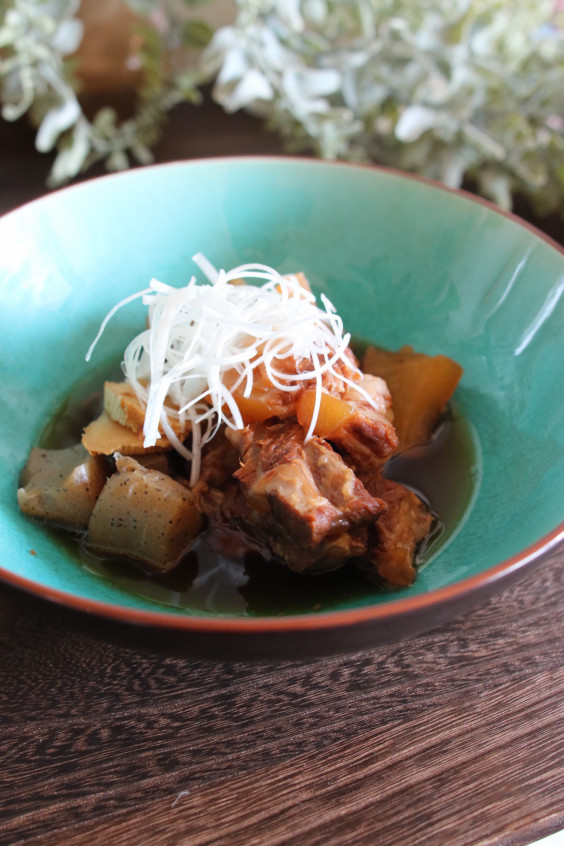 レシピ有り 圧力鍋で 豚バラ軟骨と大根の煮物 大田区久が原の家庭料理教室 Michiko S Cooking