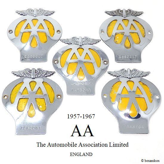 ORIGINAL AA CAR BADGE/当時物 オリジナル AAグリル バッジ | bac