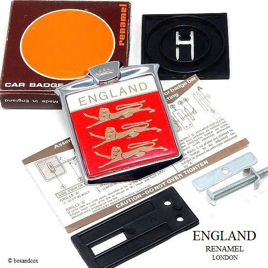 Nos England By Renamel イングランド スリーライオンズ カーバッジ デッドストック Box Bac Style Blog Nos England By Renamel イングランド スリーライオンズ カーバッジ デッドストック Box Bac Style Blog