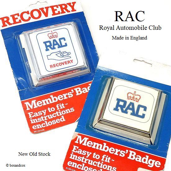 1950's RAC/Royal Automobile Club カー・グリルバッジ 七宝