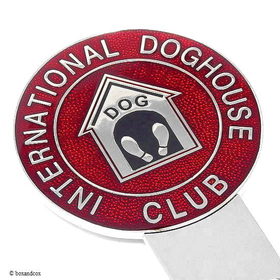INTERNATIONAL DOGHOUSE CLUB/ドッグハウスクラブ カーバッジ | bac 