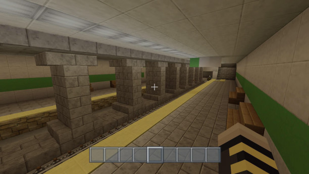 狭山市営地下鉄中央線 東まいくら市 中央都心間開通 Ps4 マインクラフト 埋蔵群製作委員会