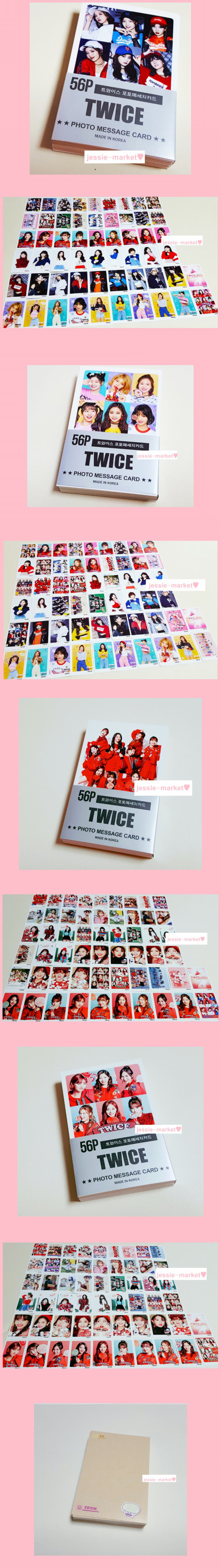 TWICE-フォト メッセージカード (56枚) | ♥jessie-market♥
