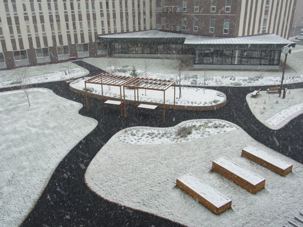 帯広にも雪の便りです 老健かけはし ブログ