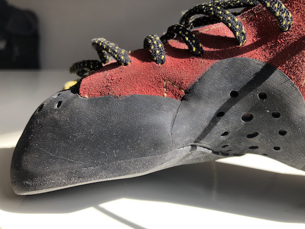 2度目のリソールを終えたスポルティバ (La Sportiva)：テスタロッサ 
