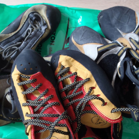 クライミングシューズの悩みを解決する一歩 ? La Sportiva 社の試し 