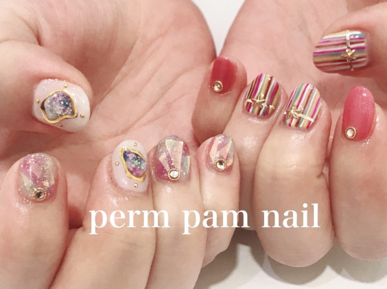 夏ネイル人気です 新横浜ネイルサロン パームパムネイル Permpam Nail