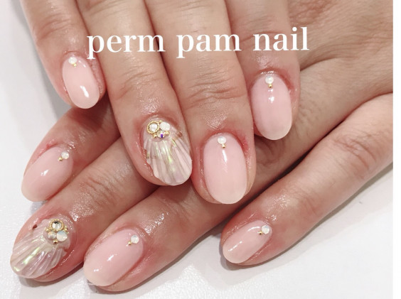 マーメイドネイル 新横浜ネイルサロン パームパムネイル Permpam Nail