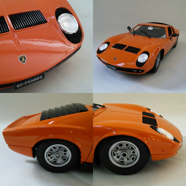 ブラーゴ 1/18 ランボルギーニ ミウラ オレンジ（京商 ミニカー