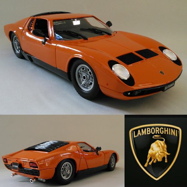 ランボルギーニ・ミウラ オレンジ 1/18 ブラーゴ ランボルギーニ・ミウラ オレンジ 1/18 ブラーゴ - メルカリ