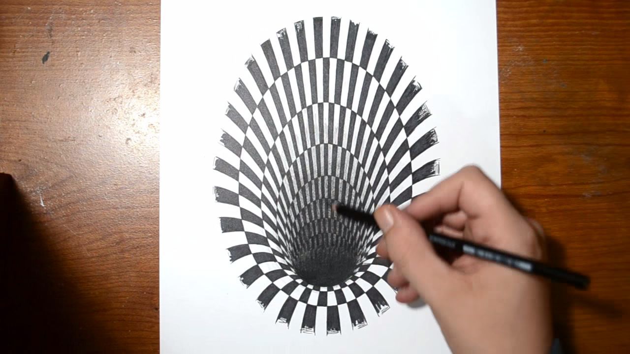 Drawing ディープホール On ペーパー Silly Drawing ディープホール On ペーパー Silly