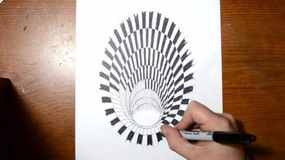 Drawing ディープホール On ペーパー Silly Drawing ディープホール On ペーパー Silly