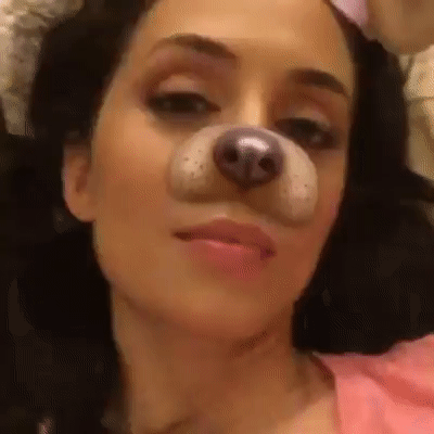 Snapchat スナップチャット の使い方 犬 虹 顔交換 レンズ編 Silly