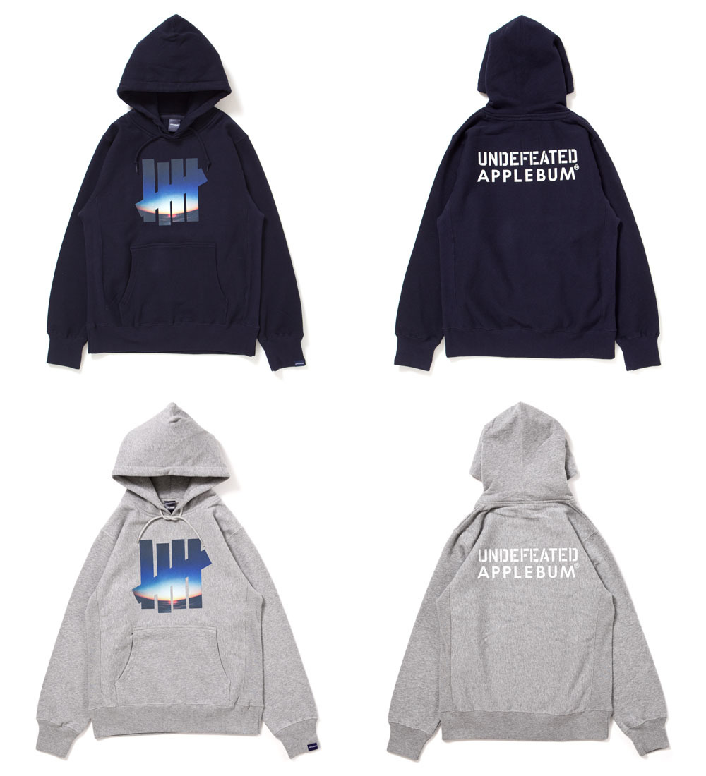 APPLEBUM × UNDEFEATEDアンディフィーテッド コラボパーカー