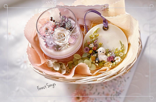 お餞別のプレゼントとチュンちゃん Forest Songs 癒しの森のボタニカル お餞別のプレゼントとチュンちゃん Forest Songs 癒しの森のボタニカル