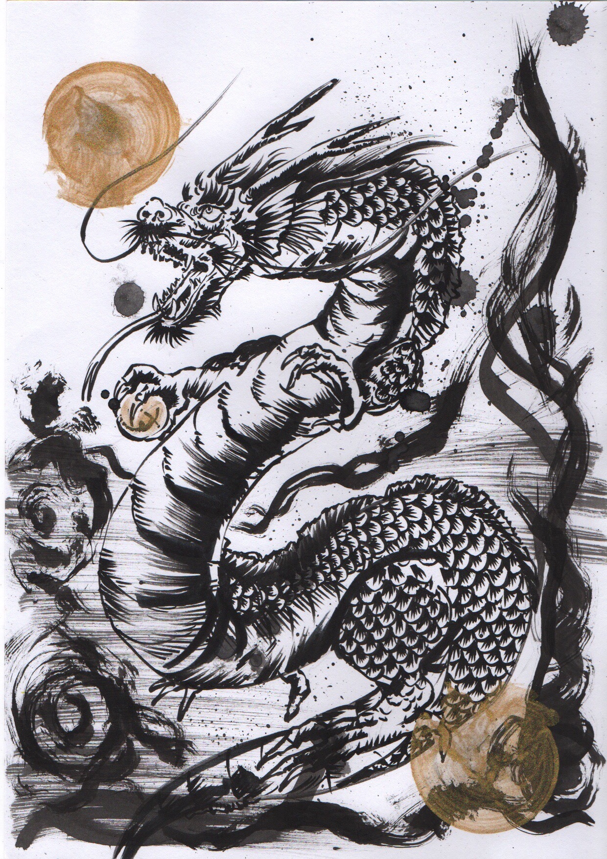 絵描き屋りゅうの点描画 絵描き屋りゅうの点描画