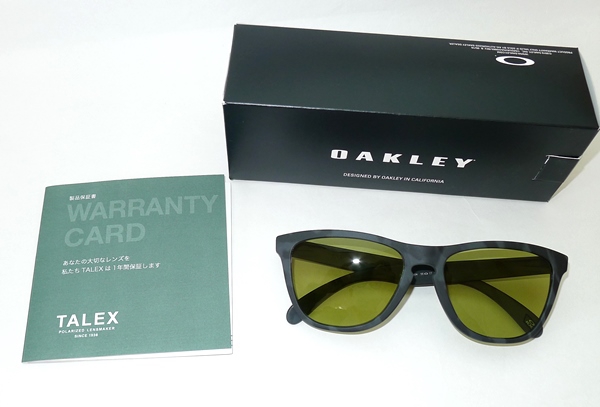 誠実】 OAKLEY 偏光サングラス タレックス イーズグリーン クリフデン