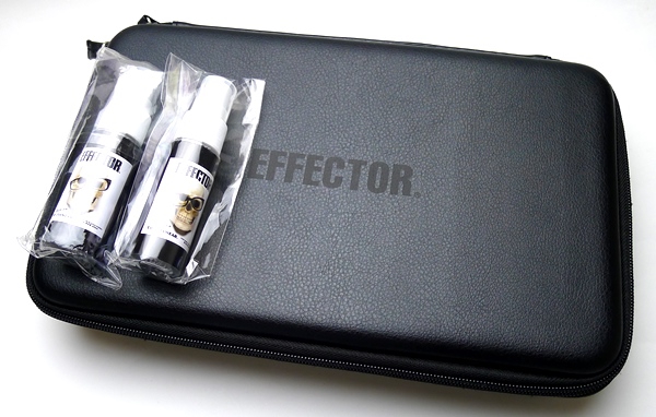 EFFECTOR / CHROMATIC CLGY ケース＆メガネ拭き付き EFFECTOR（エフェクター）の5本収納ケースとクリーナーが再入荷いたし
